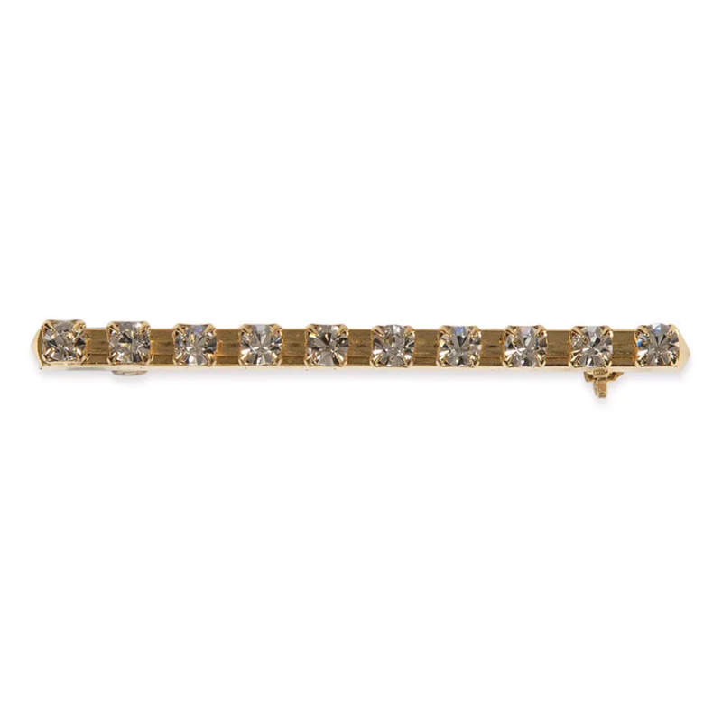 Shires Gold Bar with Diamante Plated Stock Pin